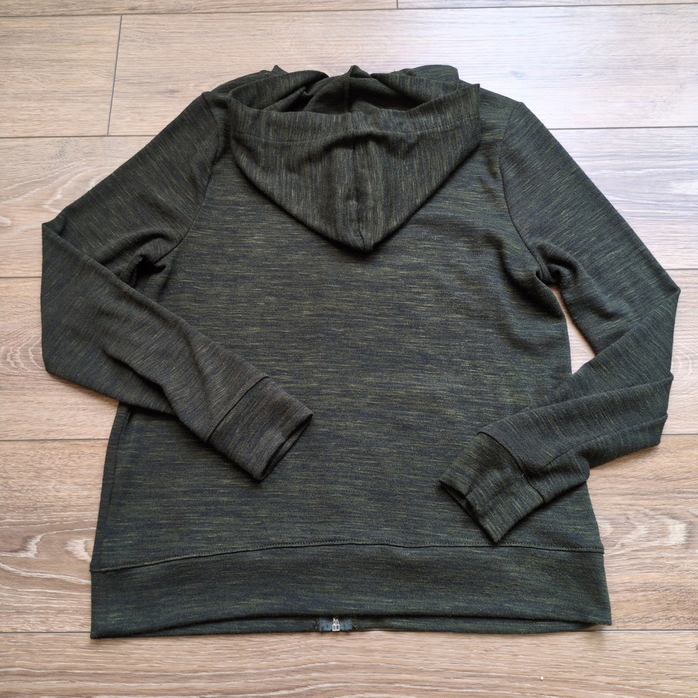 Juicy Couture‎ Hoodie Olive Green Rhinestone Zip Up Hoodie Sweatshirt Jeweled M - Picture 10 of 10